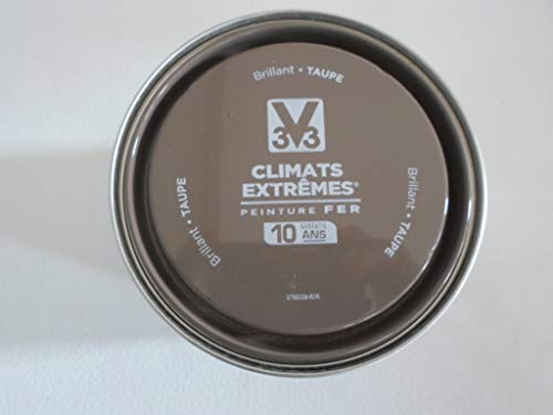 peinture fer V33 climats extrêmes 0,50L taupe brillant