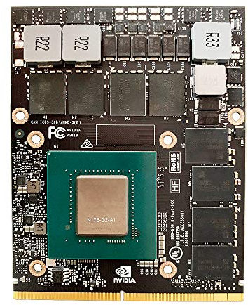 New nVidia Geforce GTX 1070 8GB Graphics Card, for Alienware 18 17 15 R1 R2 R3 R4 M17X R5 M18X R3 Gaming Laptop, GDDR5 8 GB N17E-G2-A1 GPU Upgrade MXM VGA Video Board Replacement Repair Parts