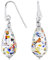 Venetiaurum - Boucles d'oreilles pour femme avec perles en verre d'origine de Murano et argent 925 - Fabriquées en Italie - Certificat