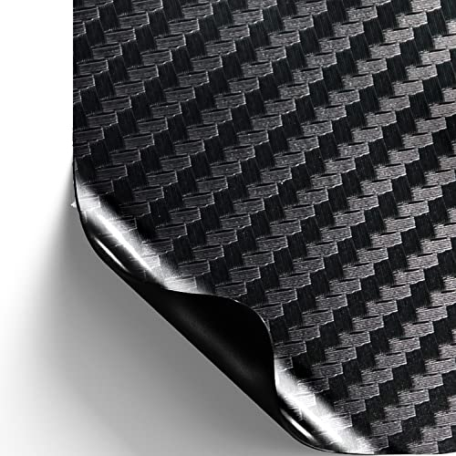 SA ROCA® 26,18€/m² Auto-Folie 6D Carbon glänzend I Carbon-Folie Auto außen & Innenraum I Car-Wrapping-Folie mit Lufkanälen für blasenfreie Folierung I Schutzfolie Carbon glanz (6D Carbon, 100 x 152cm)