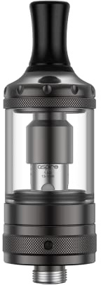 Aspire NAUTILUS NANO Tank [Gun Metal] - 19mm for All 510 Threads, Easy Top Fill, 5 Airflows, Durable SS Build, Compatible with All Nautilus Coils, 2mL Capacity, E Cigarettes Tanks, No Nicotine