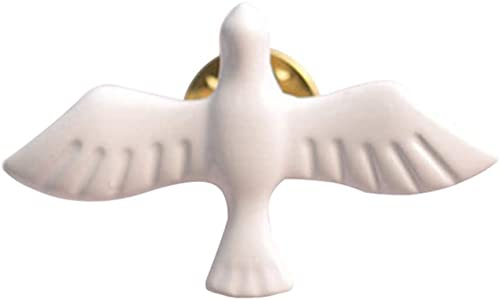 Weiße Taube Anstecknadel Friedenstaube Emaille Brosche Pin Abzeichen Geschenke Nettes Design