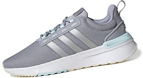 adidas Damen Racer Tr21 Sneaker, Halo Silver Matte Silver Grey Two, 40 EU