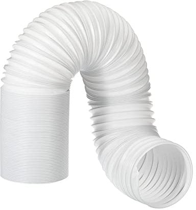 sourcing map Air Conditioner Hose, 5.1 Inch Diameter 59 Inch Length Anti-Clockwise Thread AC Vent Exhaust Tube for Room Portable Air Conditioners