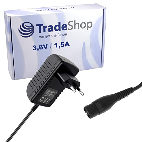 Trade-Shop 3,6V 1500mA Netzteil/Ladegerät/Ladekabel/Netzgerät kompatibel mit Panasonic ER161 ER1611 Haarschneider Haarschneidemaschine