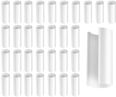 Gewächshaus-Folienklemmen, Bauernhof-Kunststoffklemme, 12,7 mm, für PVC-Rohr, Gewächshäuser, Reihenabdeckungen, Unterstände, Vogelschutz, 32 Stück