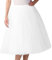 Tüllrock Damen 50er Rockabilly Petticoat Tutu Unterrock Karneval Kostüm Kurz Ballet Blase Tanzrock Tanzkleid Rocke Ballkleid Zubehör Underskirt Weißer Blau Grün Schwarz Rotes Rosa (Weiß-b, One Size)