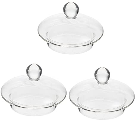 Anneome 3stücke Teekannendeckel Glas Mit Dichtfunktion Für Teekanne Ersatzdeckel Teesieb Zubehör Für Losen Tee Zuhause