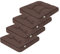 shivler Gartenstuhlauflage Gartenstuhl Auflage Sitzkissen Stuhlkissen Stuhl Sitzauflage Kissen (4 Stck., Braun)