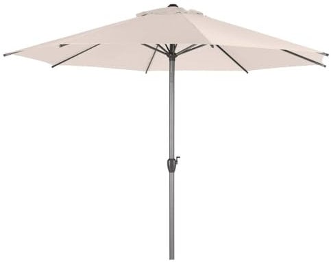 Hespéride - Parasol Droit rectangulaire inclinable Loompa blé 3m