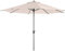 Hespéride - Parasol Droit rectangulaire inclinable Loompa blé 3m