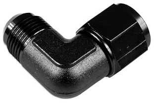 Adaptateur de raccord femelle vers mâle AN4 Noir 90