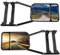 TKSE Wohnwagenspiegel, 2 Stück universal Caravanspiegel, Auto Doppel Seitenspiegel, Universalspiegel PKW, Außenspiegel Wohnwagen, Anhängerspiegel, Abschleppspiegel für Wohnmobil, Autoanhänger