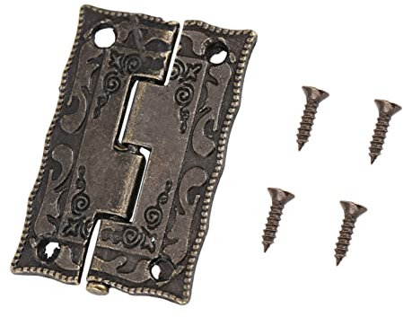 Charnières pour Boîtes en Bois, 10 Pièces 0 °-270 °, Armoire en Bronze Antique, Boîte à Bijoux, Charnières de Porte, Meubles, Caisse en Bois