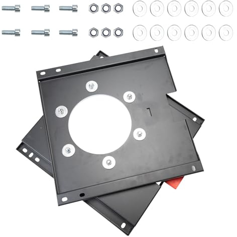 Anlseiod Drehkonsole Kompatibel mit Fiat Ducato Citroen Jumper Peugeot Boxe ab 2006 für O-pel Movano ab 2022 Fahrer oder Beifahrerseite 360° Drehbar Drehkonsole 59698 Wohnmobil Caravan Swivel Console