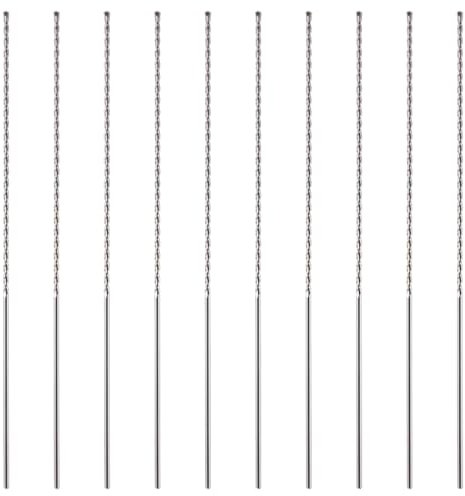 10 Pack Of 10mm x 600mm Long TCT Masonry Drill Bits – For Concrete, Brick, Stone, Porcelain Ceramic Tiles Plastic Wood – Masonry Drill Bits Set For Standard Rotary Drills & Hammer Drills (NOT SDS)