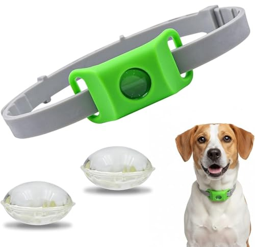 Natürliches Floh- und Zeckenhalsband für Hunde, Repellent-Hänger, 100% natürliche Inhaltsstoffe, schützt vor Flöhen und Zecken (1 PCS)