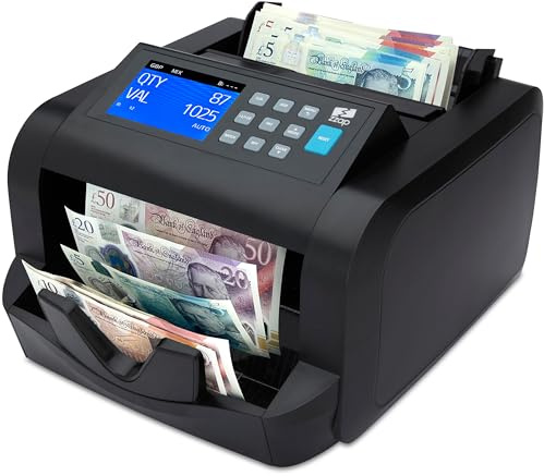 ZZap NC20 Pro Banknote Counter & Counterfeit Detector – High-Speed Money Counting Machine