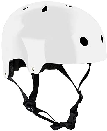 SFR Essentials Helmet Unisex Erwachsene Helm, weiß - (White), Gr. XXS/XS (49-52cm)