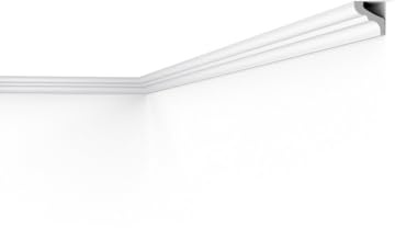 F NOMASTYL Deckenleiste - 33 x 33 x 2000 mm - NOËL & MARQUET - eine Marke von NMC - Extrudiertes Polystyrol