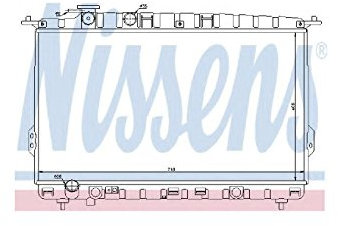 Nissens 67026 Kühler, Motorkühlung