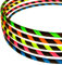 hoopomania Hula Hoop Reifen für Anfänger [Ø105cm - pink] Hula Hoop für Erwachsene Anfänger
