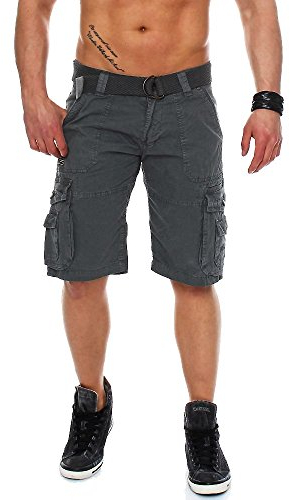 Geographical Norway 93G4 Parachute Herren Cargo Shorts Bermuda Blau XXL