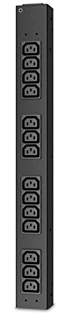 APC AP6003A unità di distribuzione dell'energia [PDU] 14 presa[e] AC 0U/2U Nero (RACK PDU BASIC HALF HEIGHT 100 - -240V/20A 220-240V/16A [14] C13)
