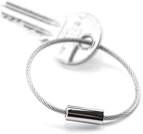TROIKA BASIC SET 99Z202 – -TB-99Z202-5 Drahtschlaufen LED-Schlüsselanhänger und LITTLE KING + LITTLE QUEEN – 14,5 cm lang, glänzend – silber – Original