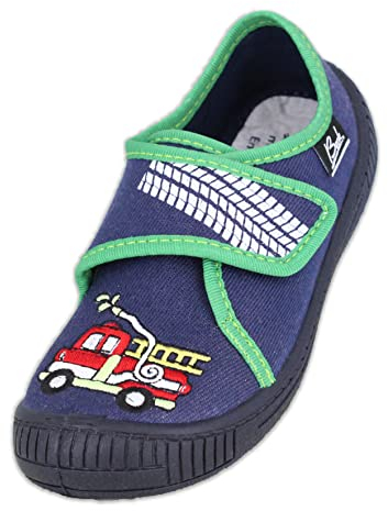 Beck Jungen Vuur Niedrige Hausschuhe, Blau, 28 EU