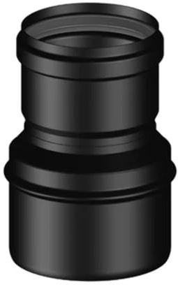 Riduttore smaltato per stufe a pellet F 80mm x M 100mm
