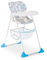 hauck Hochstuhl Sit N Fold für Kinder ab 6 Monate bis 15 kg, Klappbarer Reisehochstuhl mit Tisch, Einhändig Verstellbare Rückenlehne, Ultra Leicht, Großer Korb (Circles Multi)