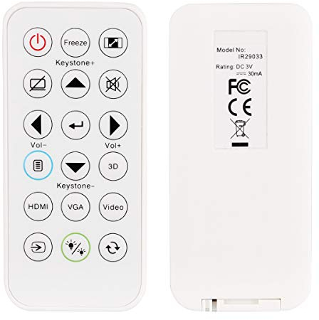 Aimdio BR-3079N Remote Control for Optoma H183X H184X S321 S322e S331 S334 S341 S342e S343 H114 H116ST W330 W331 W334 W335 W341 W355 W400+ WU334 WU335 WU336 WU337 X340 X341 X343 X400+ Projector