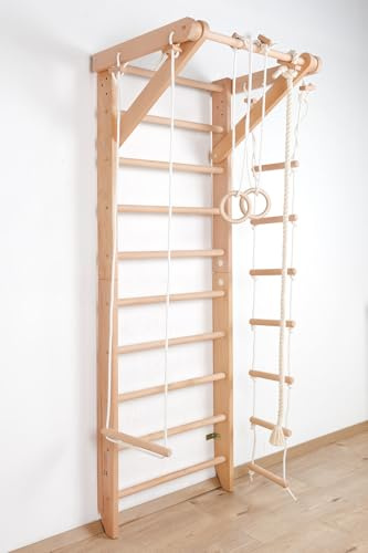 SportBaby Échelle suédoise Espalier Sport-2-240 Jeu, Espalier suédois, Terrain de Jeu pour Les Enfants, Jouets, Bois, Bébé