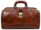 Time Resistance Arzttasche aus Leder – Lederhandtasche im Vintage-Stil – Aktentasche aus Leder für Damen und Herren (Braun)