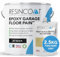 Resincoat High Build Epoxy Garage Floor Paint, Two-Part Epoxy Coating, High Gloss Finish, Solvent Free Formula, Tough & Durable Concrete Floor Paint, Made in the UK, Jet Black, 2.5kg