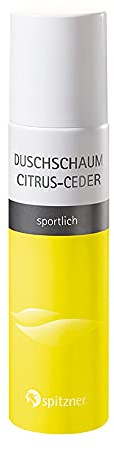 Spitzner Duschschaum Citrus-Ceder 50 ml | Wellness-Dusche | sanft reinigender Schaum | dermatologisch getestet, vegan und hautverträglich | ideal nach dem Sport