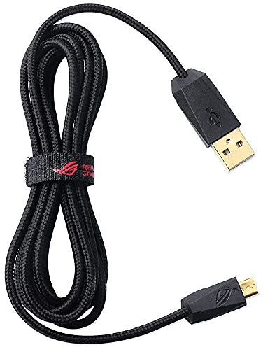Câble de charge USB compatible avec souris optique sans fil ASUS P501 ROG Gladius II G2 Spatha