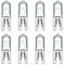 8 Pezzi Lampadine G9,Lampada Alogena G9 Dimmerabile, Bianco Caldo 2800K, 42W 630 Lumen