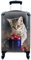 MuchoWow© Koffer Handgepäck Trolley Rollkoffer Kleine Reisekoffer mit 4 Rollen - Katze - Becher - Kirsche - Cabin Size < 55x40x23 & 55x40x20 cm - Fotokoffer - Kabinenkoffer - Boardgepäck
