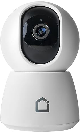 iFEEL Golf IFS-CP001 Camera Surveillance WiFi Interieur sans Fil - Camera 360 Degrés FHD - Camera Bebe, Animaux, Personnes Agées avec Vision Nocturne, Detecteur de Mouvement et Audio bidirectionnel