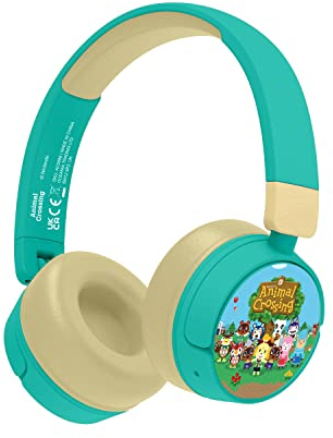 OTL Technologies Kabellose Kinder-Kopfhörer, Animal Crossing, Bluetooth, faltbar