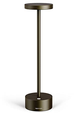 Madrigal Stiletto - IP54 Interno/esterno - USB-C - Lampada LED Ricaricabile da Tavolo senza fili - Luce Regolabile in 2 intensità - Casa e Ristorante
