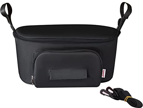 Jerliflyer Baby Multifunktionstasche für Kinderwagen - Wickeltasche mit Aufbewahrungstasche, Kleiderbügel und Klettverschluss, wasserdicht