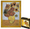 TINYOUTH Puzzle de 1000 pièces pour adultes, tournesols Collection Museum, 50 x 70 cm, 2 mm d'épaisseur, célèbre peinture à l'huile, anti-stress, séjour pour adultes et enfants de 14 ans et plus