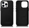 Mobiskin Hülle passend für iPhone 15 PRO (6,1 Zoll), Handyhülle mit Leder, Case kompatibel mit MagSafe, Schutzhülle, Handytasche, Slim Cover, dünn, Schwarz
