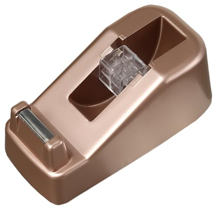 Basics Tisch-Klebebandabroller, Büro-Schreibtisch-Klebebandabroller, robustes Schreibtischzubehör, Büro-Klebebandabroller, beschwerter, rutschfester Boden, ideal für Zuhause, Büro, Schule oder