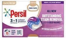 Persil 3 in 1 Waschkapseln Color Protect 15 Waschgänge