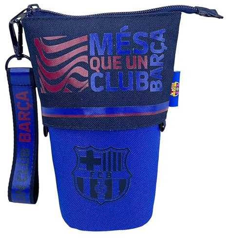 CYPBRANDS CyP Brands-FCBarcelona Portatodo Extensible-Mes Que Un Club, Estuches Unisex niños, Blaugrana, Estandár