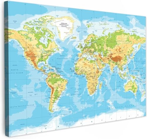 Jaxiaco Diamond Painting Weltkarte Diamond Art Painting Full Zubehör, Diamant Painting Bilder Erwachsene Groß Stickerei Kreuzstich Kinder Diamant Malerei Art Craft Wanddekoration Gifts 30x60cm F-396